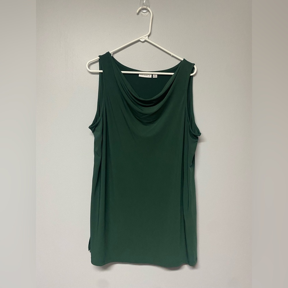 Susan Graver Forest Green Blouse
